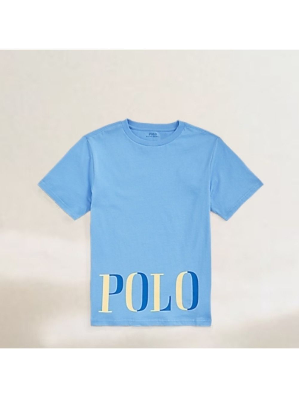 Polo Ralph Lauren Boys Logo Tee Blue Cotton Jersey Shirt Size L (14–16) - Picture 2 of 8
